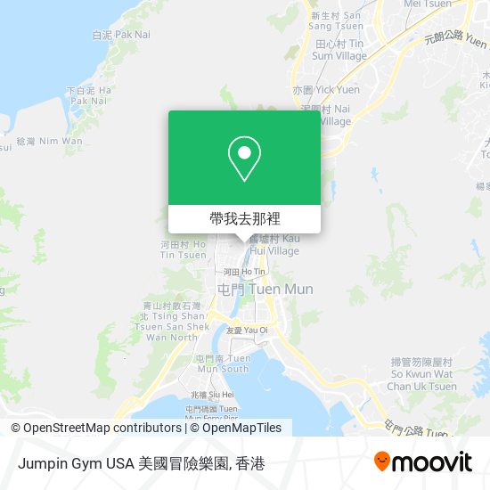 Jumpin Gym USA 美國冒險樂園地圖