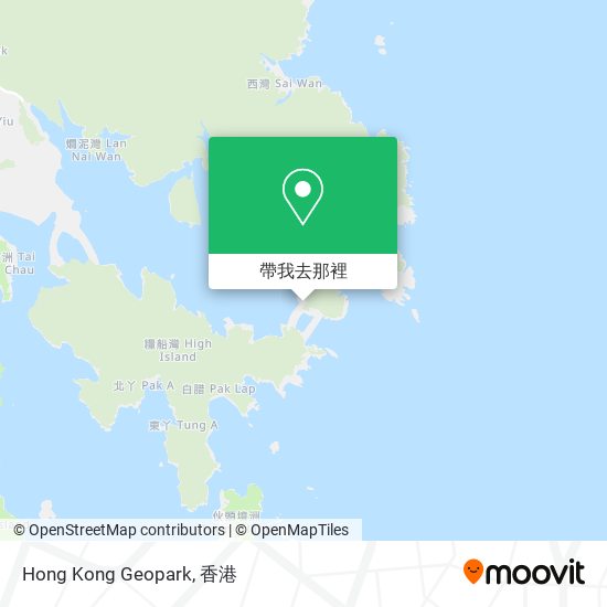 Hong Kong Geopark地圖