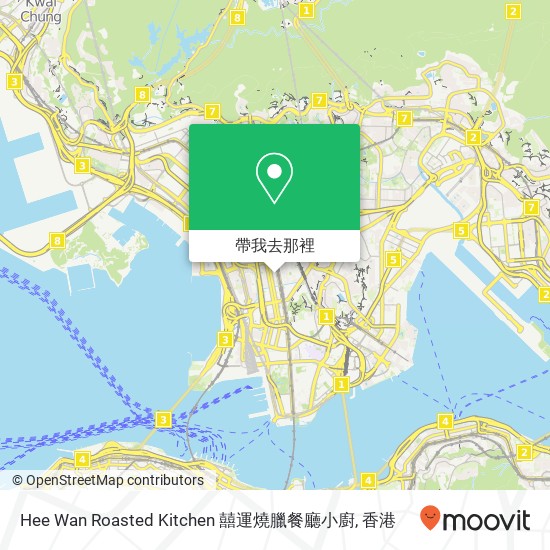 Hee Wan Roasted Kitchen 囍運燒臘餐廳小廚地圖