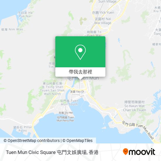 Tuen Mun Civic Square 屯門文娛廣場地圖