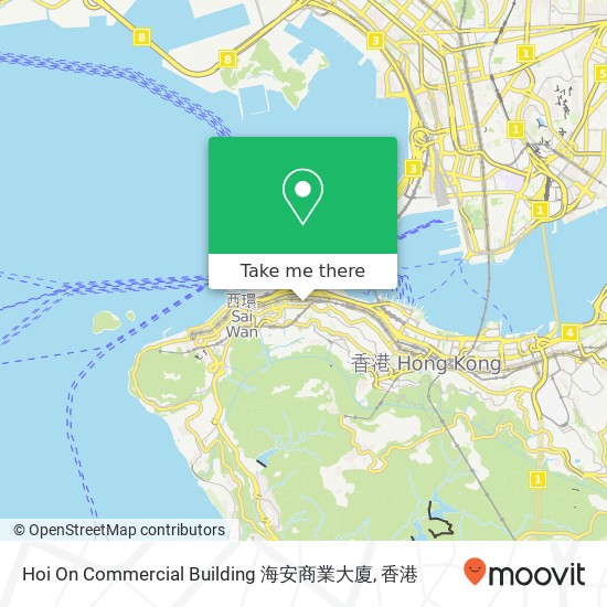 Hoi On Commercial Building 海安商業大廈地圖