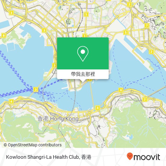 Kowloon Shangri-La Health Club地圖