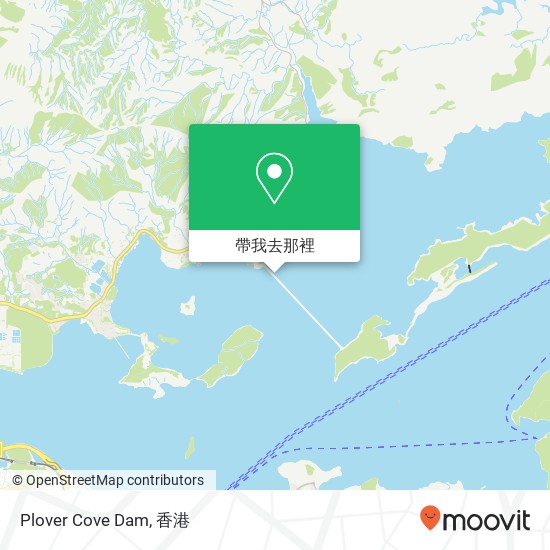 Plover Cove Dam地圖