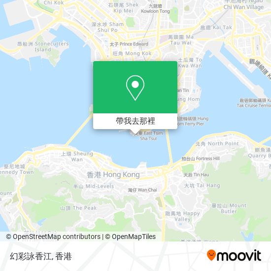 幻彩詠香江地圖