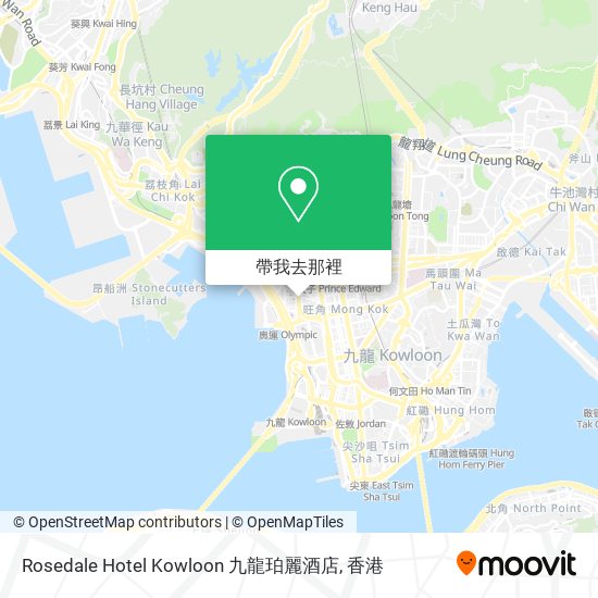 Rosedale Hotel Kowloon 九龍珀麗酒店地圖