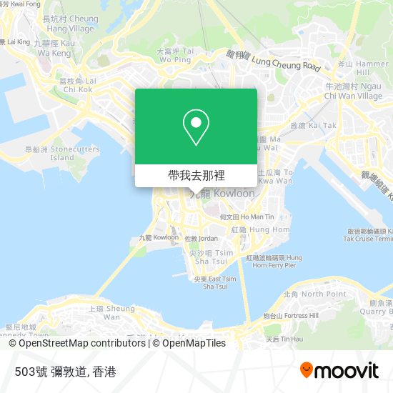 503號 彌敦道地圖
