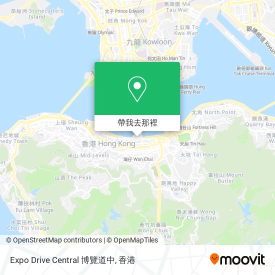 Expo Drive Central 博覽道中地圖