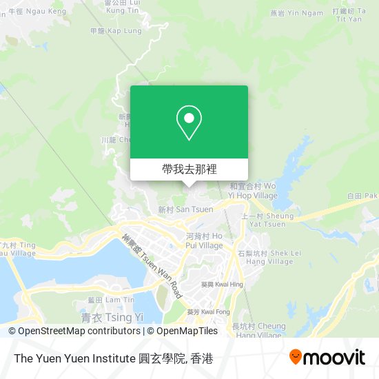 The Yuen Yuen Institute 圓玄學院地圖