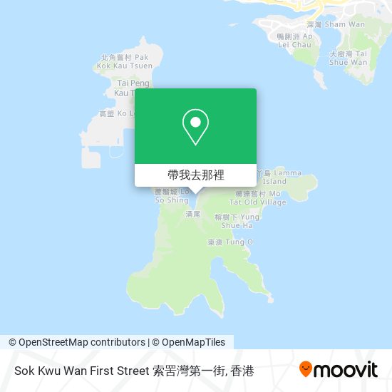 Sok Kwu Wan First Street 索罟灣第一街地圖