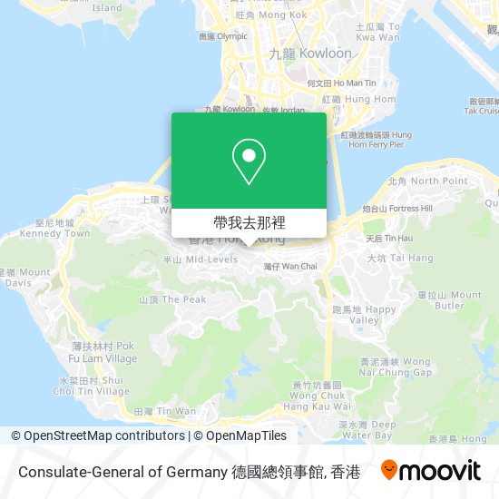 Consulate-General of Germany 德國總領事館地圖