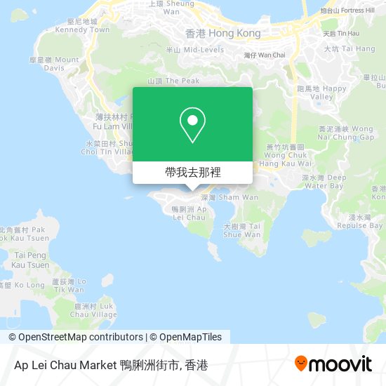 Ap Lei Chau Market 鴨脷洲街市地圖