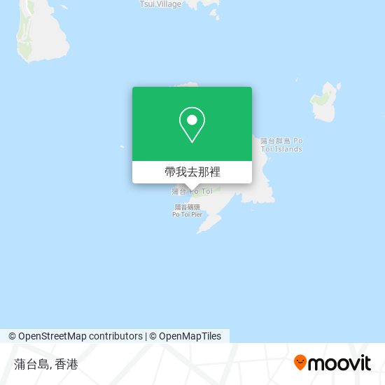蒲台島地圖