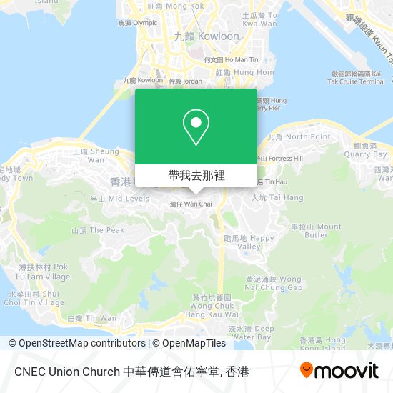 CNEC Union Church 中華傳道會佑寧堂地圖