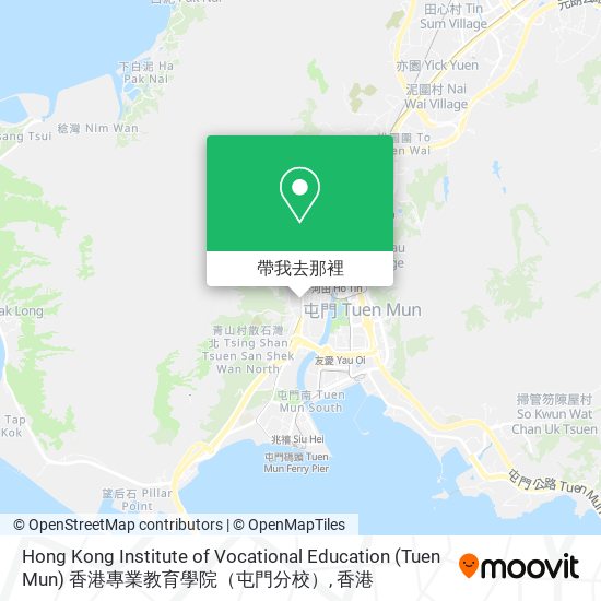 Hong Kong Institute of Vocational Education (Tuen Mun) 香港專業教育學院（屯門分校）地圖