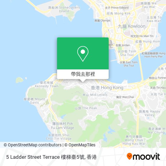 5 Ladder Street Terrace 樓梯臺5號地圖