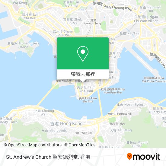 St. Andrew's Church 聖安德烈堂地圖