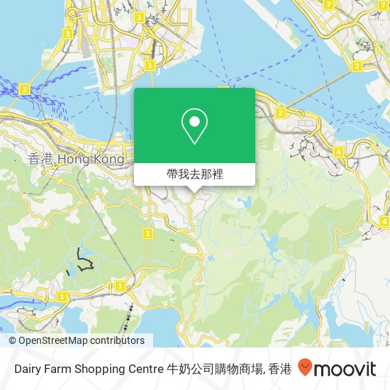 Dairy Farm Shopping Centre 牛奶公司購物商場地圖