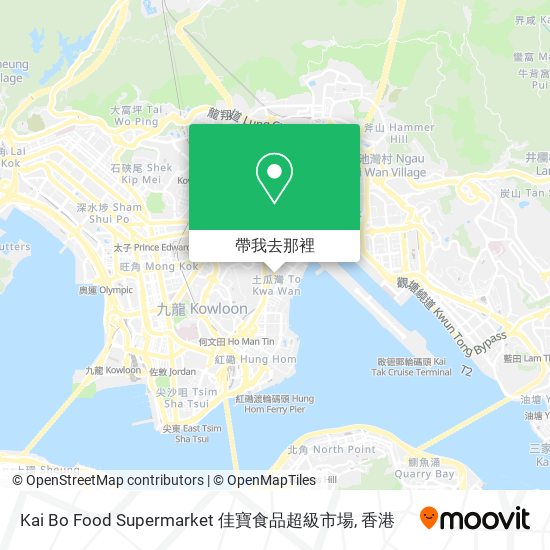 Kai Bo Food Supermarket 佳寶食品超級市場地圖