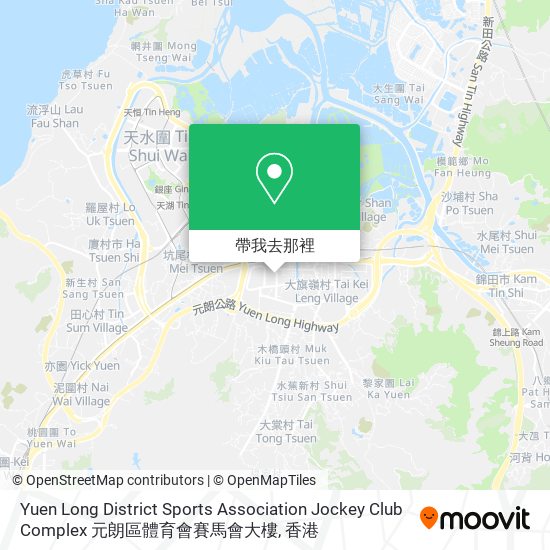 Yuen Long District Sports Association Jockey Club Complex 元朗區體育會賽馬會大樓地圖