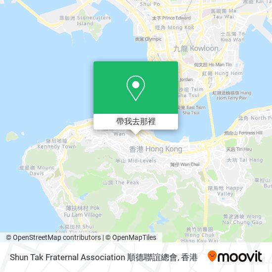 Shun Tak Fraternal Association 順德聯誼總會地圖