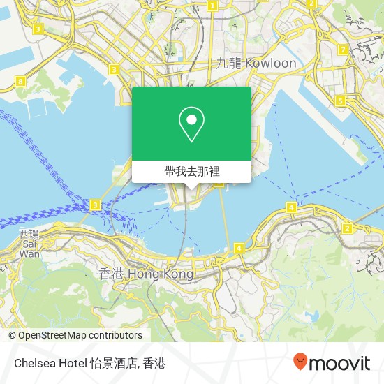 Chelsea Hotel 怡景酒店地圖