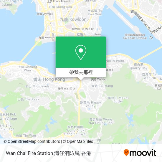 Wan Chai Fire Station 灣仔消防局地圖