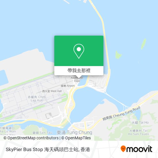 SkyPier Bus Stop 海天碼頭巴士站地圖