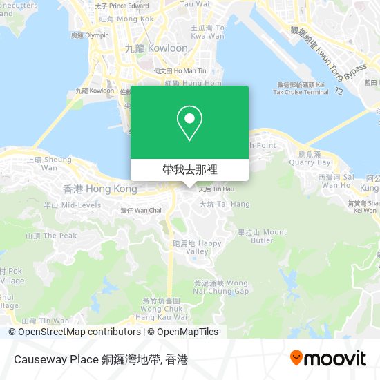 Causeway Place 銅鑼灣地帶地圖