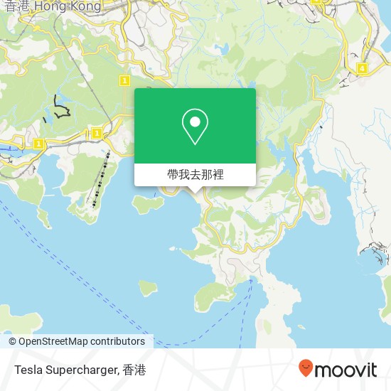 Tesla Supercharger地圖