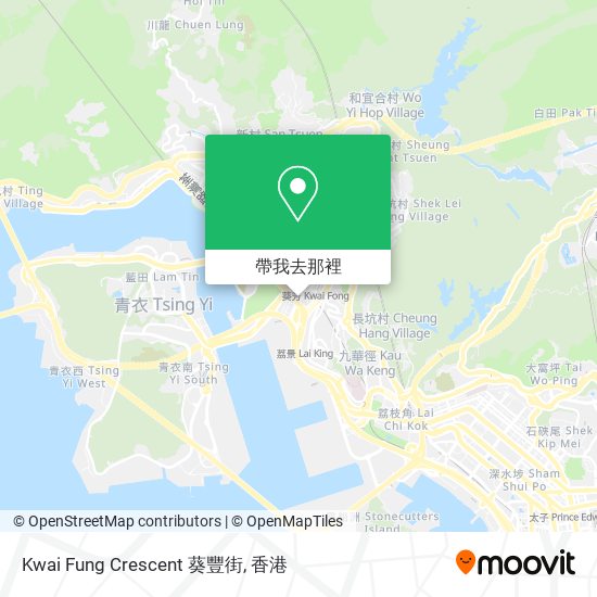 Kwai Fung Crescent 葵豐街地圖