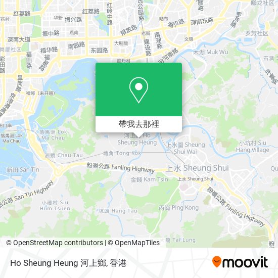 Ho Sheung Heung 河上鄉地圖