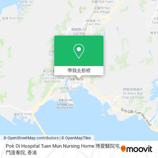 Pok Oi Hospital Tuen Mun Nursing Home 博愛醫院屯門護養院地圖