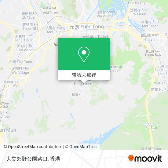大棠郊野公園路口地圖