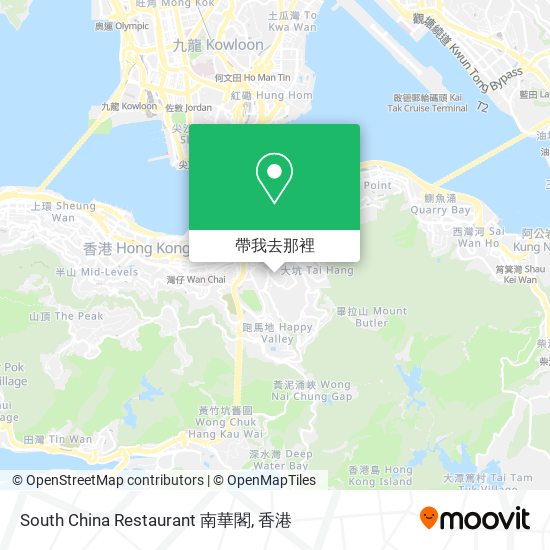 South China Restaurant 南華閣地圖