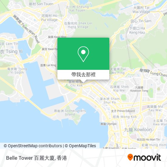 Belle Tower 百麗大廈地圖