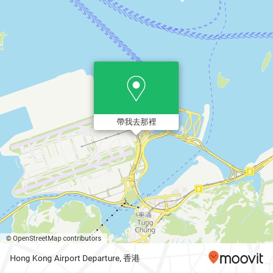 Hong Kong Airport Departure地圖
