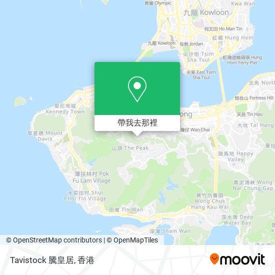Tavistock 騰皇居地圖