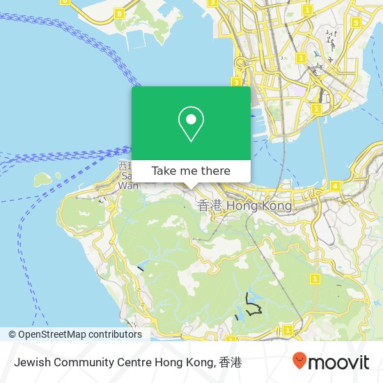 Jewish Community Centre Hong Kong地圖