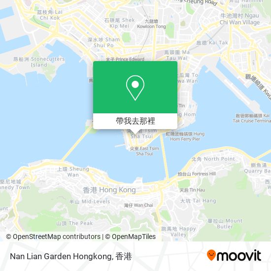 Nan Lian Garden Hongkong地圖