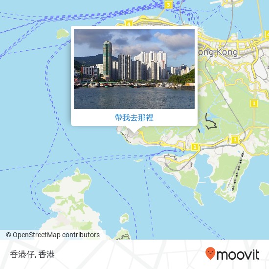 香港仔地圖