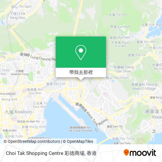 Choi Tak Shopping Centre 彩德商場地圖
