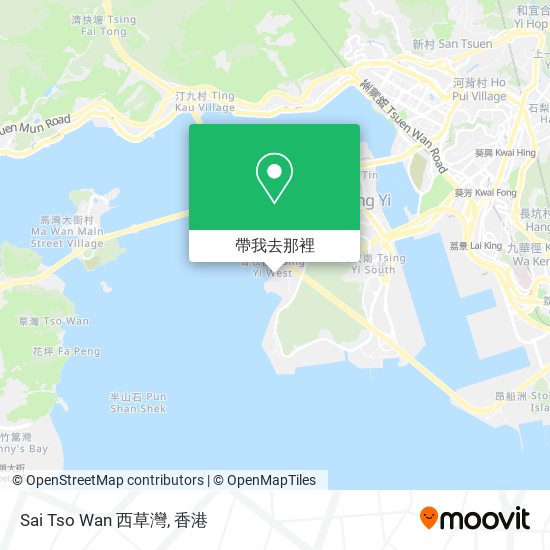 Sai Tso Wan 西草灣地圖