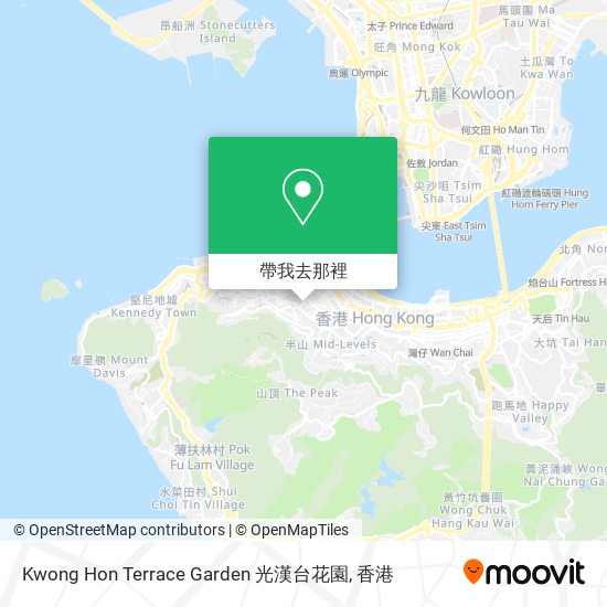 Kwong Hon Terrace Garden 光漢台花園地圖