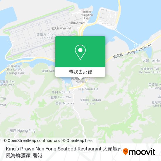 King's Prawn Nan Fong Seafood Restaurant 大頭蝦南風海鮮酒家地圖