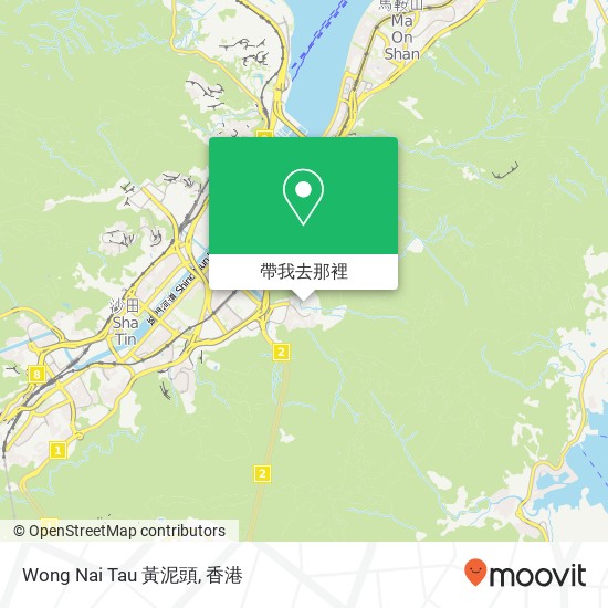 Wong Nai Tau 黃泥頭地圖