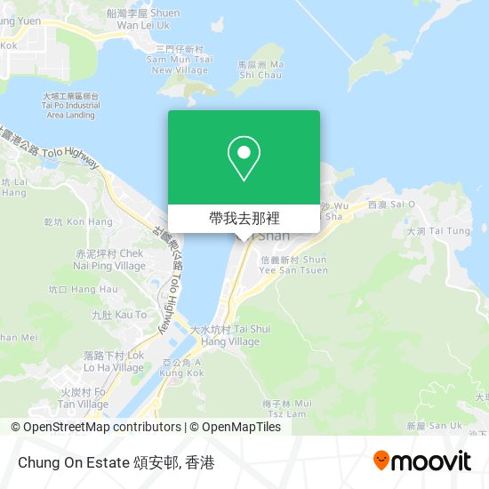 Chung On Estate 頌安邨地圖