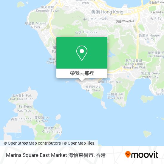Marina Square East Market 海怡東街市地圖