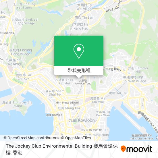 The Jockey Club Environmental Building 賽馬會環保樓地圖