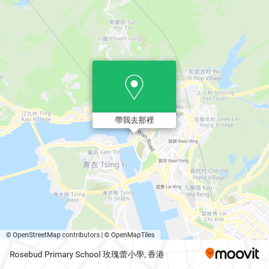 Rosebud Primary School 玫瑰蕾小學地圖