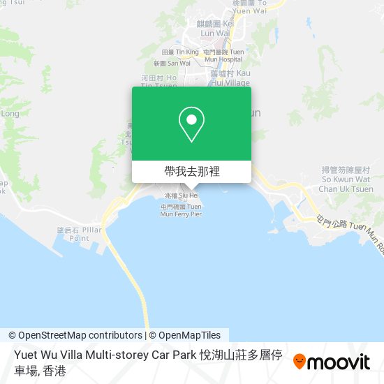 Yuet Wu Villa Multi-storey Car Park 悅湖山莊多層停車場地圖